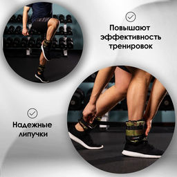 Утяжелители ONLITOP, 2 шт. × 1.5 кг, цвет хаки