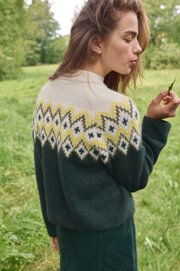 C?rdigan en punto jacquard - H&m фото 4
