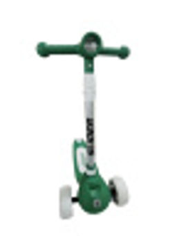 Самокат трехколесный Slider, светящиеся колёса и платформа, руль складной с фонариком