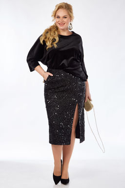 Платье Belinga 1222 черный - Mira fashion фото 853