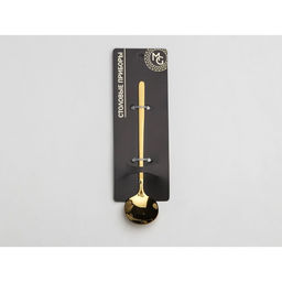 Ложка чайная Magistro Desire, длина 13 см, нержавеющая сталь, золотистая