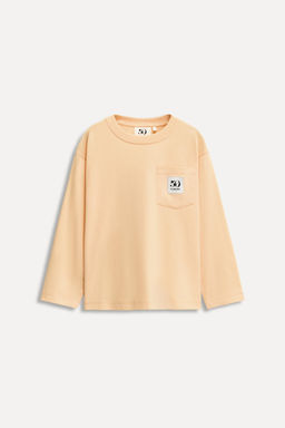 6-14 YEARS/ 50TH ANNIVERSARY LABEL POCKET T-SHIRT