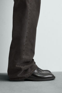 LEATHER DERBY SHOES - Zara фото 10
