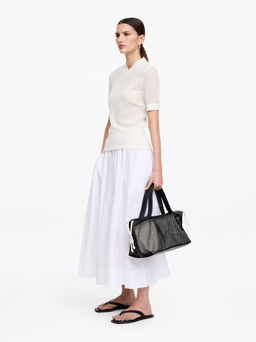 Top de punto con cuello de pico - H&m фото 4