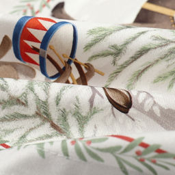 Набор салфеток сервировочных «Этель. Новогоднее чудо», 4 шт., серые, 40×40 см