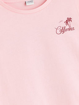 Bisiklet Yaka California Bask?l? K?z ?ocuk Atlet