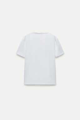 BASIC COTTON T-SHIRT - Zara фото 17