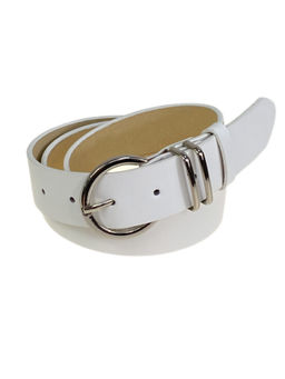 Ремень женский из искусственной кожи, цвет белый