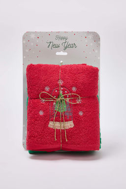 2li Y?lbas? Temal? Nak?sl? Yuz Havlusu 50x80cm TPHAW26HVL00003 - Trendyolmilla фото 2