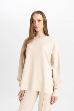 Толстовка-туника стандартного кроя