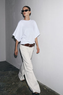 WASHED CAP SLEEVE T-SHIRT - Zara фото 2