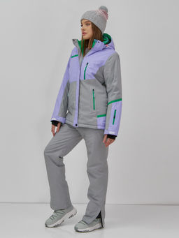 Куртка горнолыжная женская CHUNMAI 7092Sn утеплитель 480-580 г/м² сиреневая - Mtforce фото 10