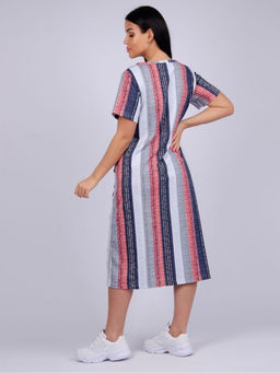 Платье "Линда" красное, трикотаж