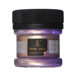 Краска акриловая 25мл, LUXART Royal gold, с высоким содержанием металлизированного пигмента, золото жемчужное