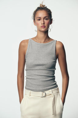 RIBBED HALTER TOP - Zara фото 2