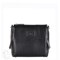 Сумка женская кожаная 0841CH black Polina&Eiterou