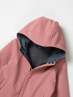 Парка Softshell демисезонная "Пепельная роза"