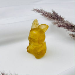 Фигурка резная "Пикачу" из Флюорита