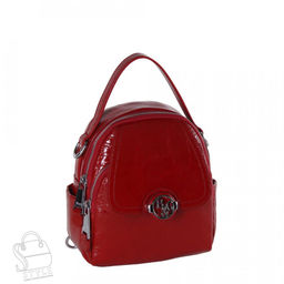 Рюкзак женский кожаный 21039СH red Polina&Eiterou/30