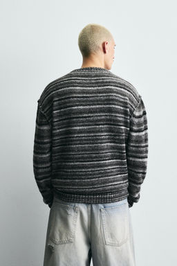 STRIPED JACQUARD CARDIGAN - Zara фото 3