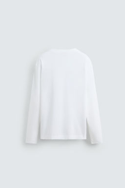BUTTON NECK T-SHIRT - Zara фото 8