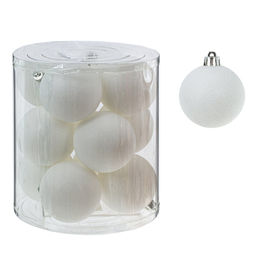 Набор из 12шт Украшение новогоднее "Шар", D 8 см, L19 W19 H21,5 см