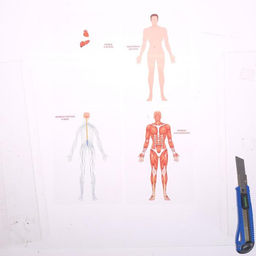 Набор для опытов Строение человека, 10 обучающих карточек - Эврики фото 6