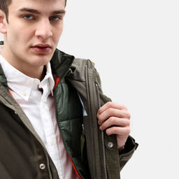Мужская куртка Timberland Parka Fishtail Snowdon Peak 3-in-1 зеленая  фото 6