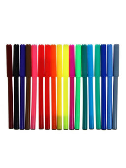 Фломастеры 18 цветов Calligrata, в картонной коробке, вентилируемый колпачок