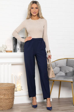 Брюки на резинке Инди (темно-синие) Б15022-8М