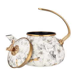 ЧАЙНИК ЭМАЛИРОВАННЫЙ LEFARD, СЕРИЯ ЯБЛОНЕВЫЙ САД, 2,2Л ПОДХОДИТ ДЛЯ ИНДУКЦИОН.ПЛИТ  фото 2