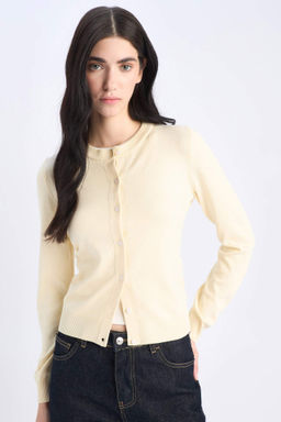 Regular Fit Bisiklet Yaka Basic Duz Triko H?rka - Defacto фото 6