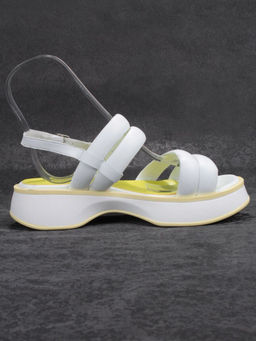 08-PEL266-2 WHITE Босоножки женские (натуральная кожа)