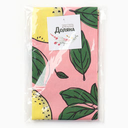 Полотенце кухонное Доляна Lemon 35х60 см, 100% хлопок, 160г/м2  фото 5