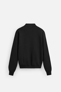 RELAXED FIT KNITTED POLO SHIRT - Zara фото 9