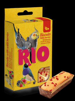 RIO Бисквиты с лесными ягодами 5*7 г. 1\8.