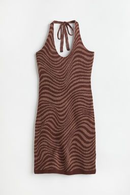 Vestido halter de punto - H&m фото 3