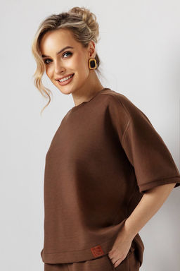 Блузка женская 4482Т/03/Коричневый