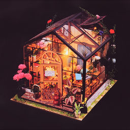 Конструктор "Цветочный дом 3D" в коробке