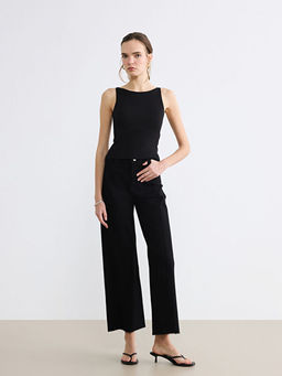 Flare Kad?n Jean Pantolon