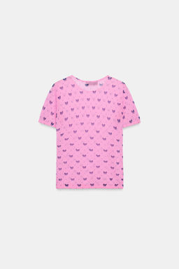 TOP LAZOS PUNTO FINO / Rosa fl?or - Zara фото 5