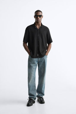 TEXTURED VISCOSE BLEND SHIRT - Zara фото 10