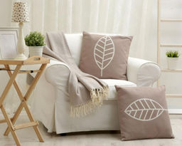 По/Чехол на подушку ALTRO арт.ТК4947 ЛИСТ ОВАЛ