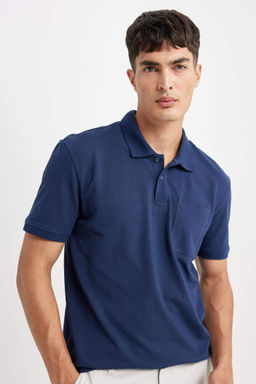 New Regular Fit K?sa Kollu Pike Basic Duz Polo Tisort - Defacto фото 3