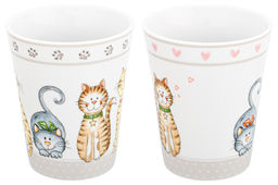 Набор 2 кружек 350 мл 12*9*11 см БЕЗ КОТА ЖИЗНЬ НЕ ТА - Elan gallery фото 4