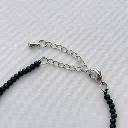 Браслет из Шпинели черной огранка