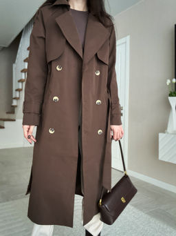 Тренч Джул (коричневый) - Nadi bordo фото 7