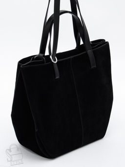 Сумка женская кожаная 2403YF black Polina&Eiterou