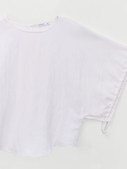 Блуза из лиоцелла с завязками на рукавах ZR2605022022-2 / Zarina