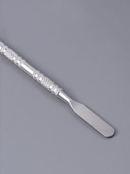 Набор для макияжа, 2 предмета: палитра, спатула, цвет серебристый